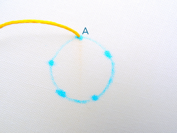Star Stitch Tutorial ~ WanderingThreadsEmbroidery.com